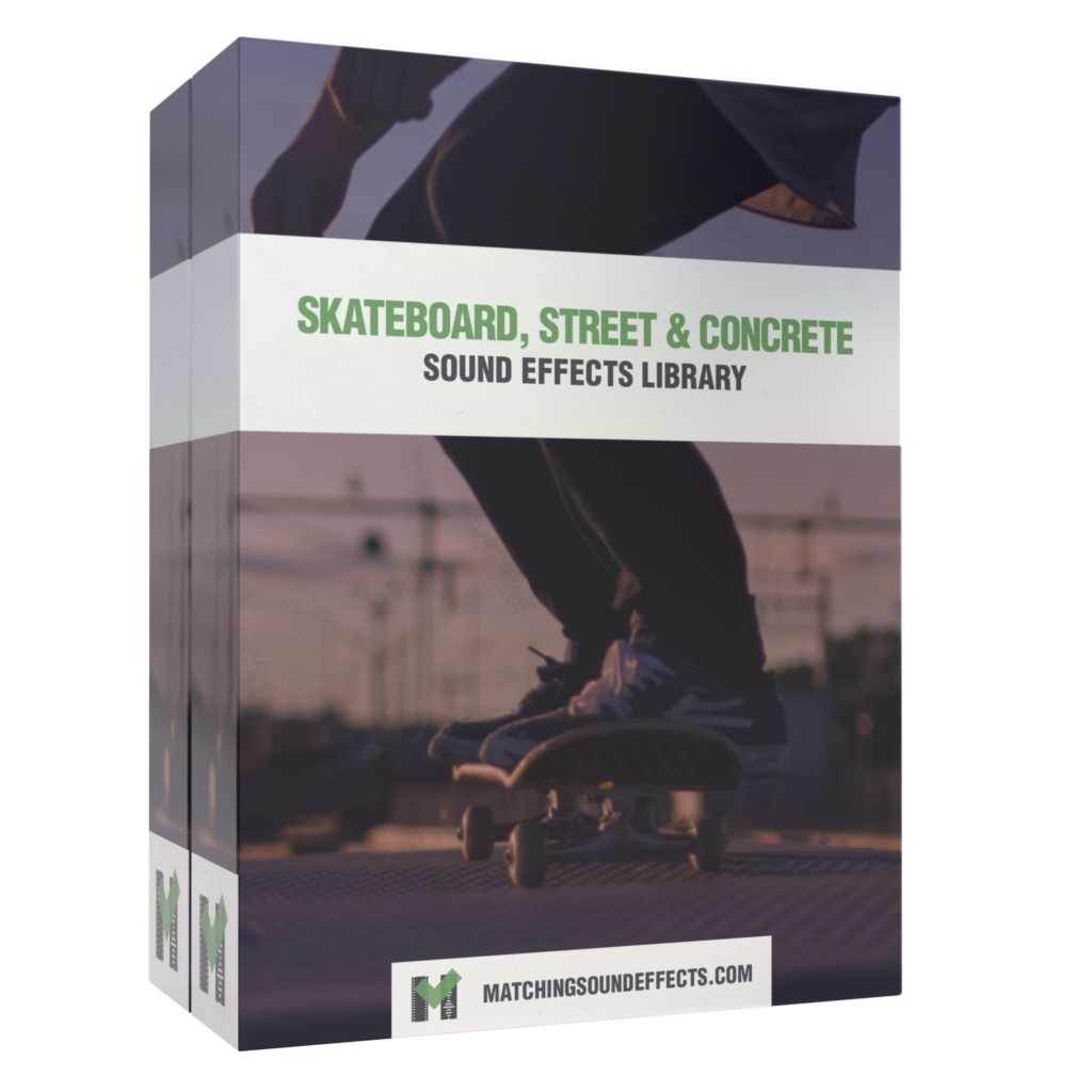 Product Box - Skateboard, Street & Concrete Sound Effects Library by Matching Sound Effects